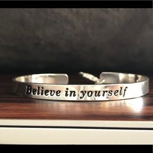 Inspirational Believe In Yourself Bracelet